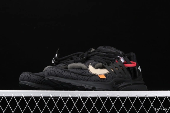 Black Nike O-W Air AA3830-002 x Presto 0801
